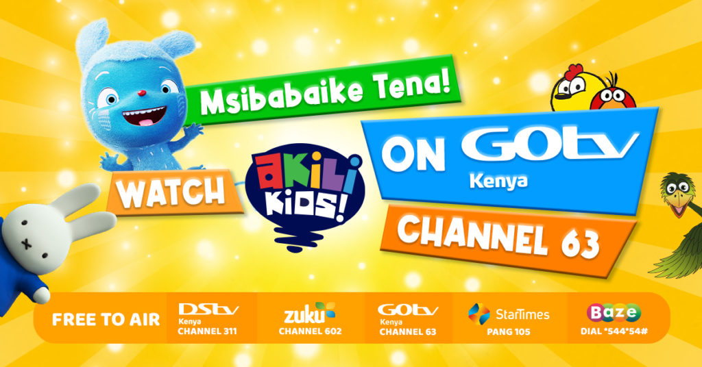 Akili Kids! is Now On GOtv Channel 63 – Akili Kids